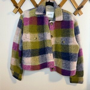 Women’s Plaid Jacket- Multicolor